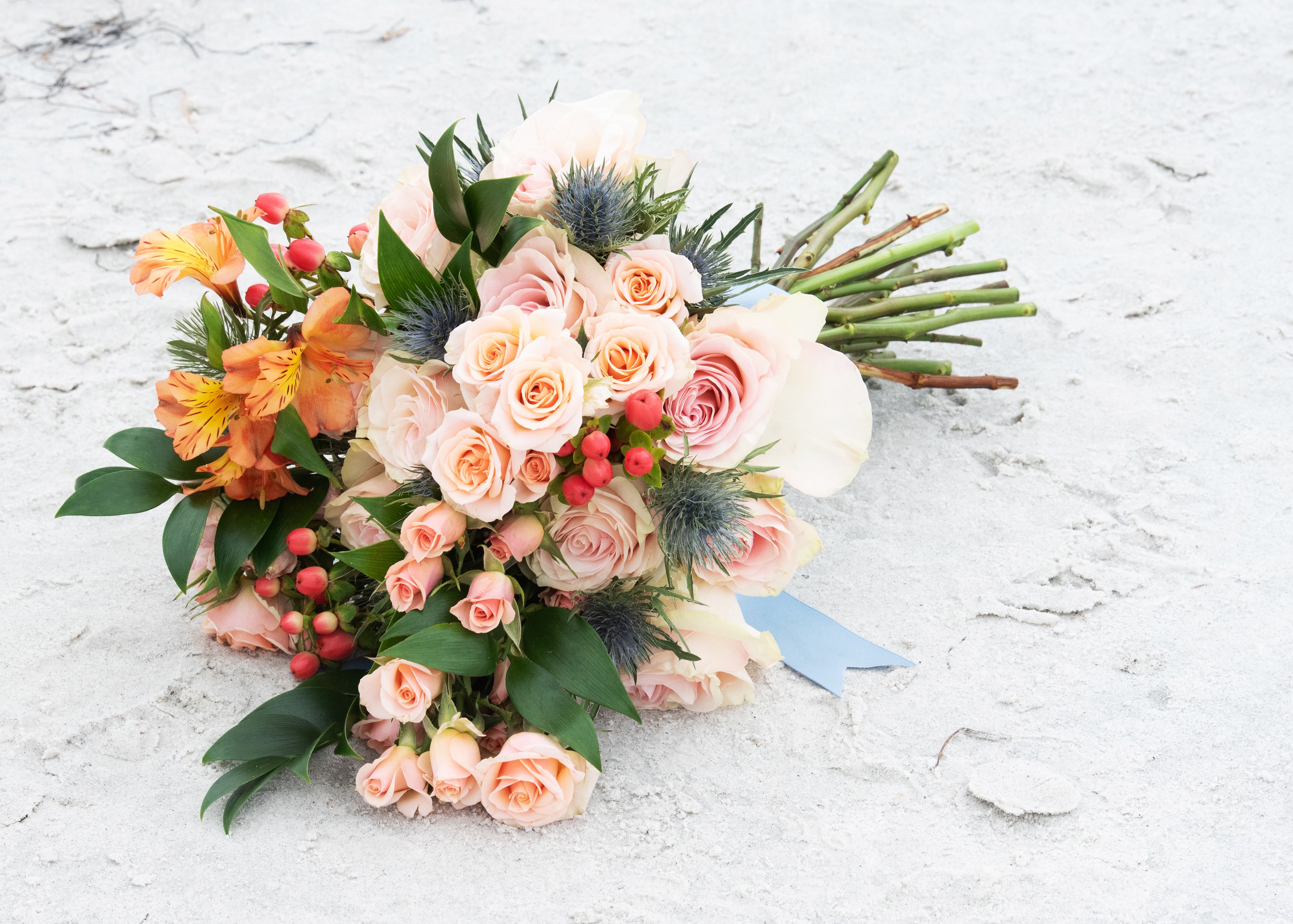 colorful bridal bouquet for Madeira Beach wedding