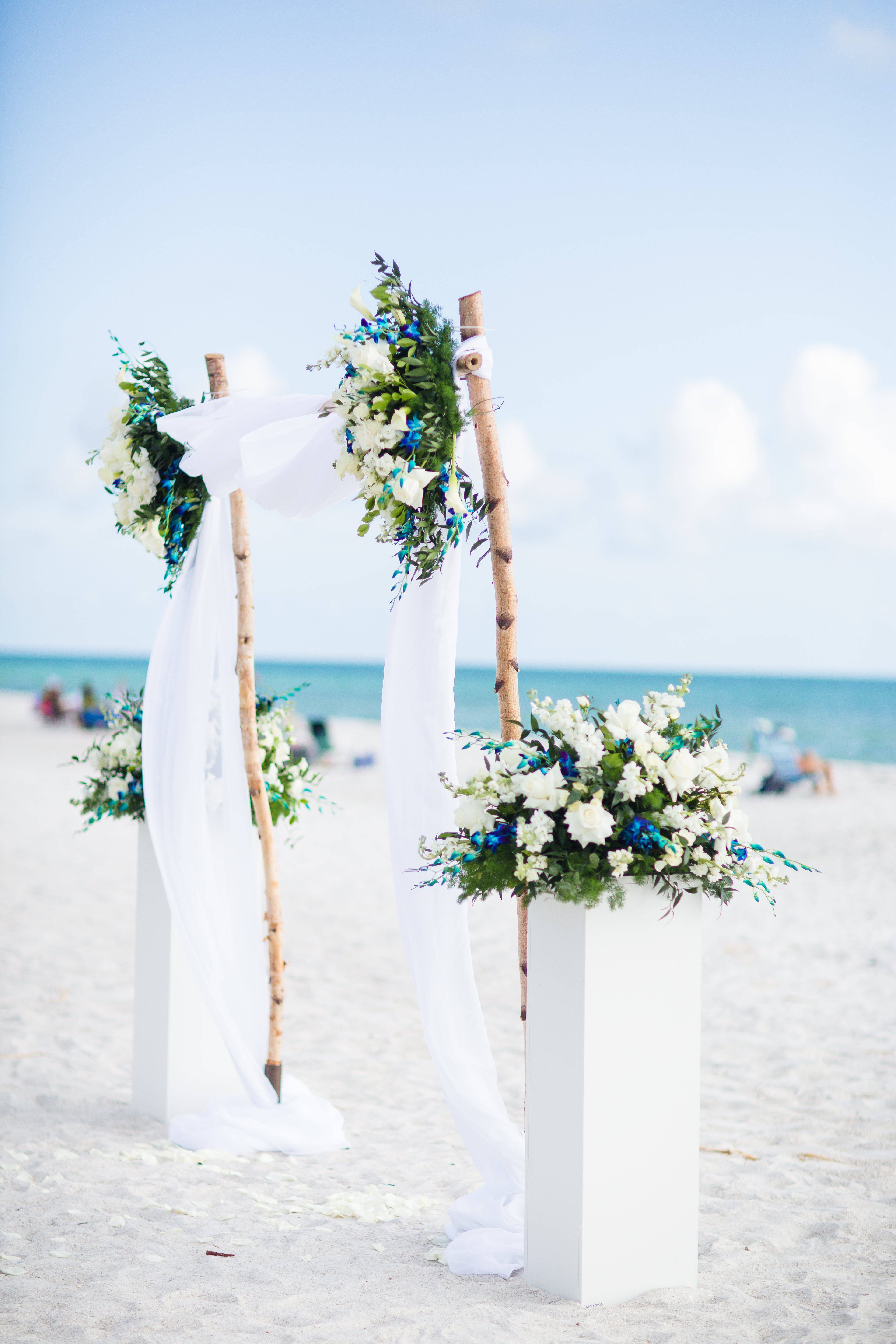 Birchwood Arch; Anna Maria Island Wedding; Precious Moments Events