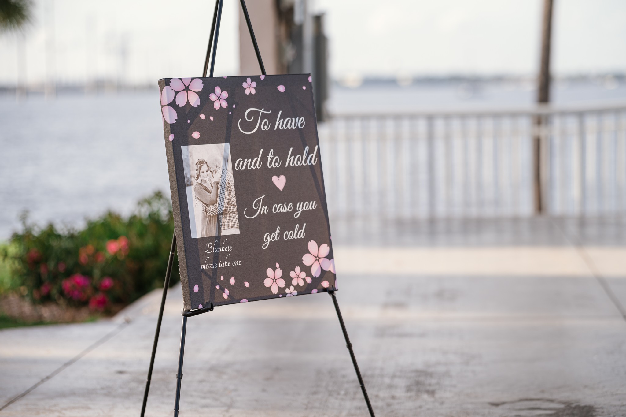 Welcome Sign; Laishley Park Wedding; Precious Moments Events