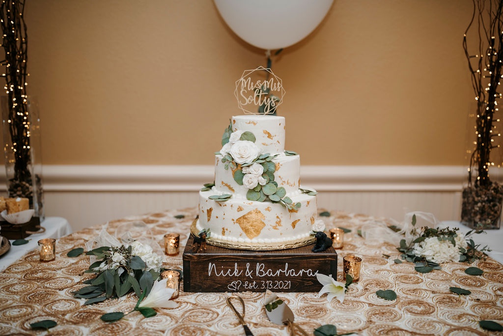 Cake; Kings Gate Golf Weddings; Precious Moments Events