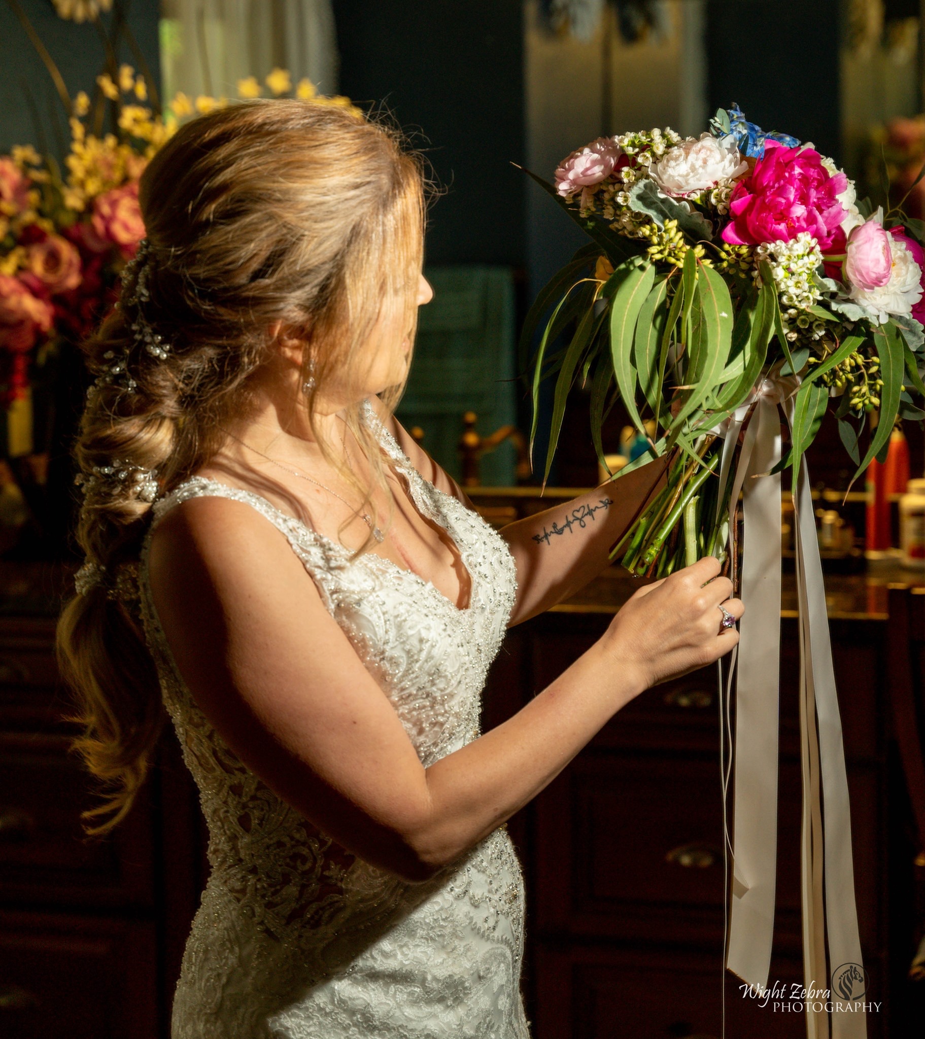 Bridal Bouquet; Our Cabin on The Myakka Weddings; Precious Moments Events