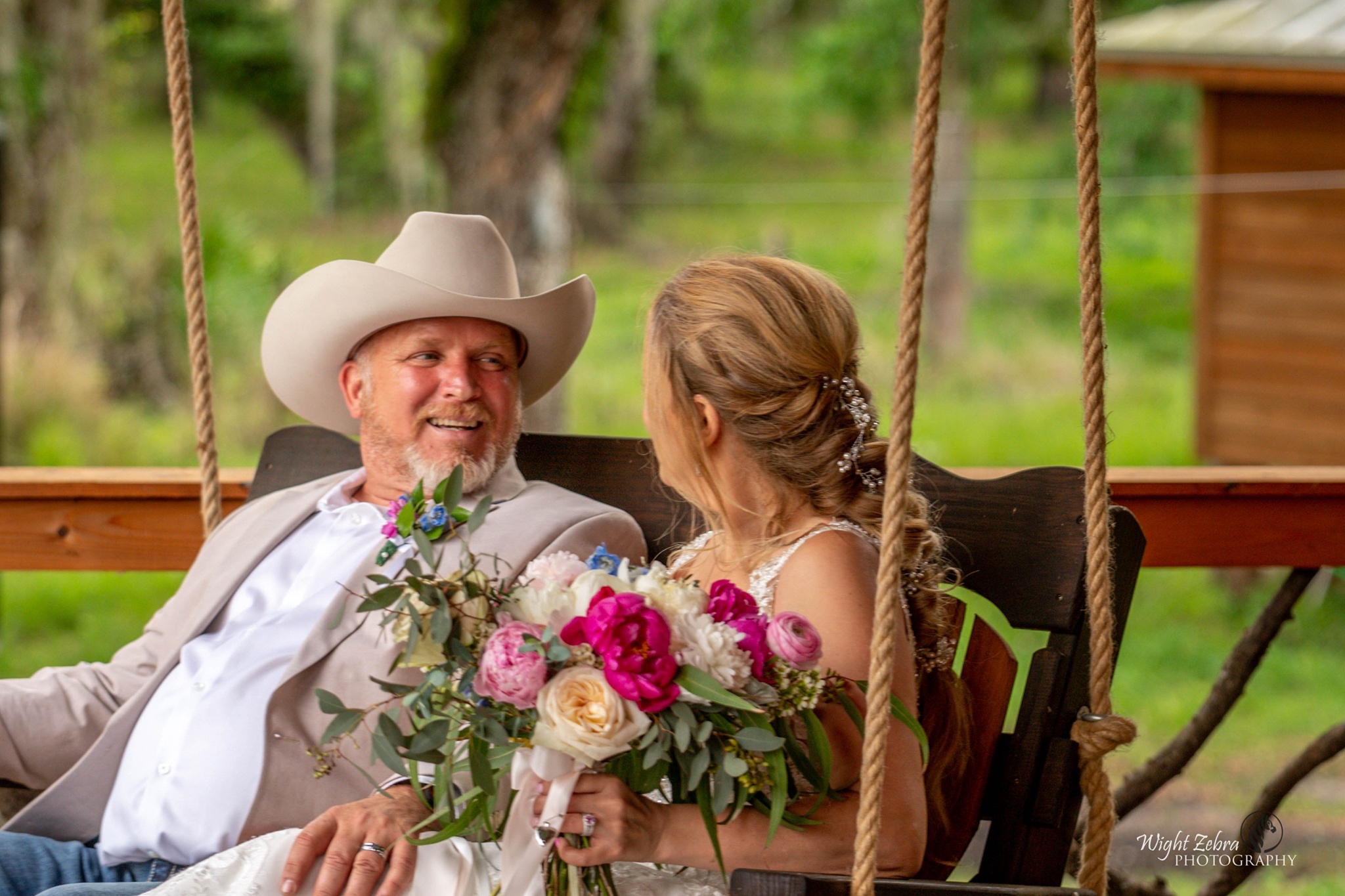 Bride & Groom; Our Cabin on The Myakka Weddings; Precious Moments Events