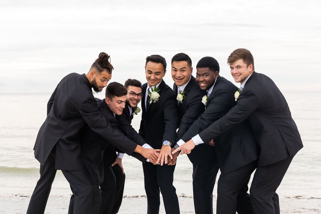 Groomsmen; Sundial Beach Resort & Spa Wedding; Precious Moments Events