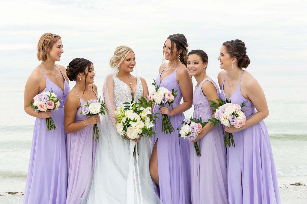 Bridesmaids; Sundial Beach Resort & Spa Wedding; Precious Moments Events