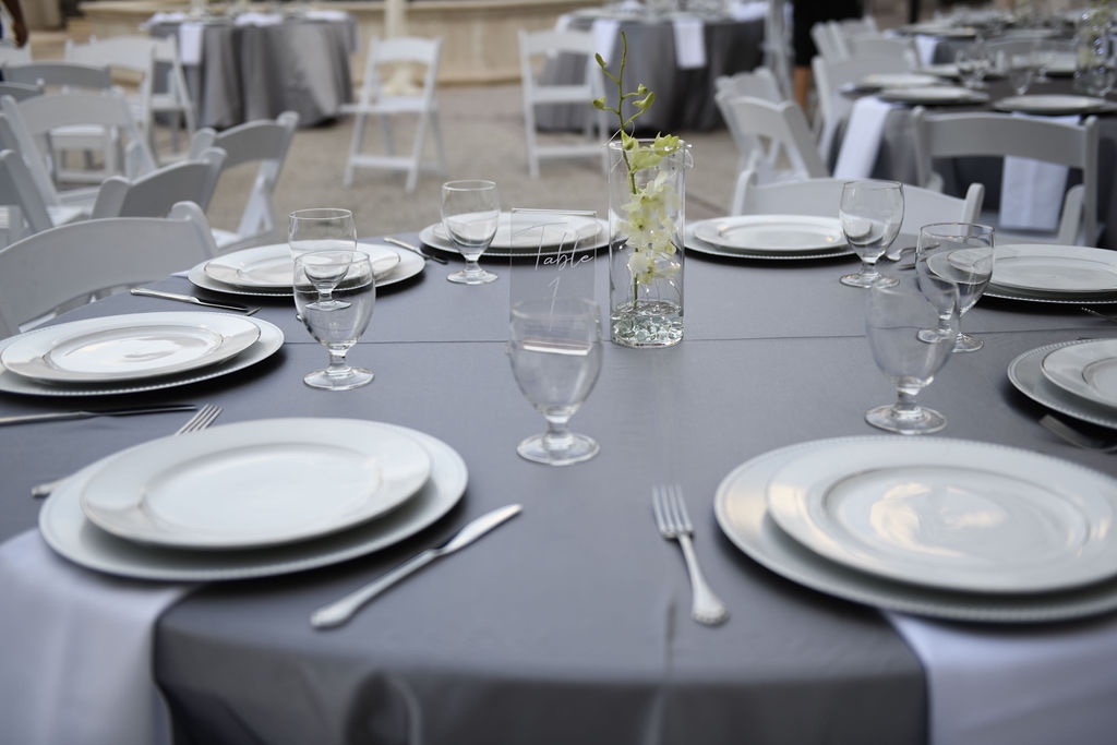 Tablescape; The Bishop Museum of Science and Nature Wedding; Precious Moments Events