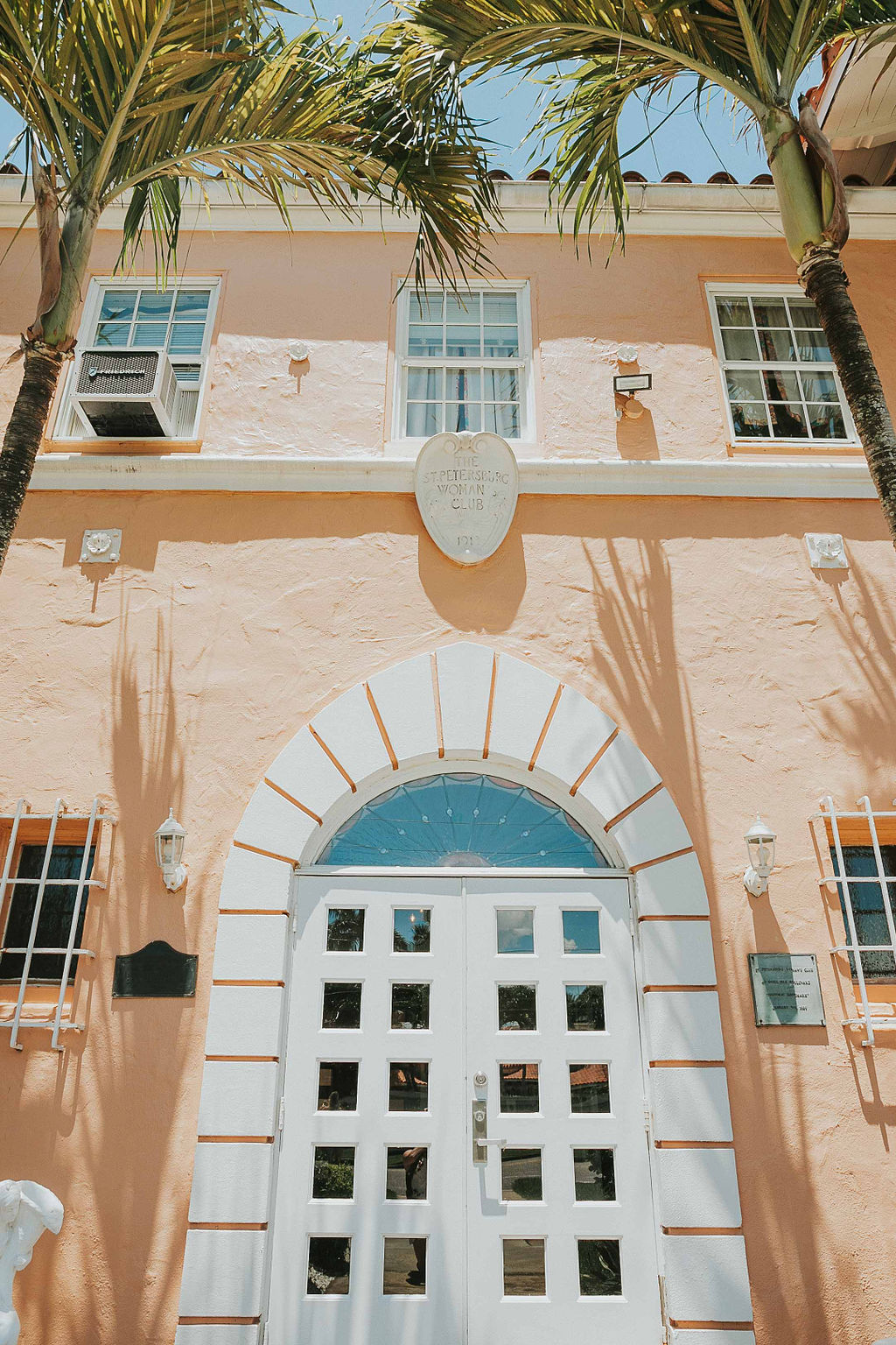 The exterior of St Pete Woman's Club in Florida