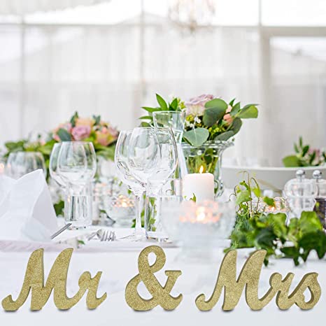 Gold Mr & Mrs; Precious Moments Events