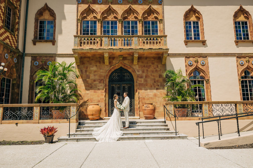 Bride and Groom; Ringling Ca' d'Zan; Precious Moments Events