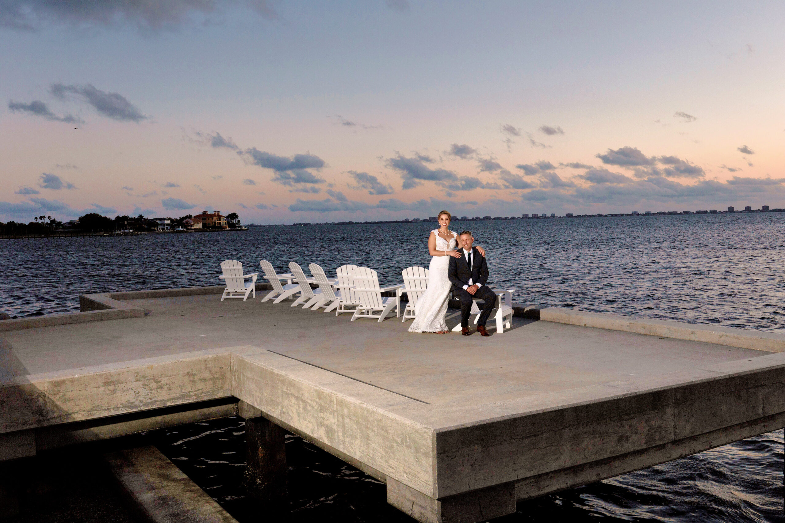 couple portraits on Florida coast at Historical Ringling Mansion, College Hall