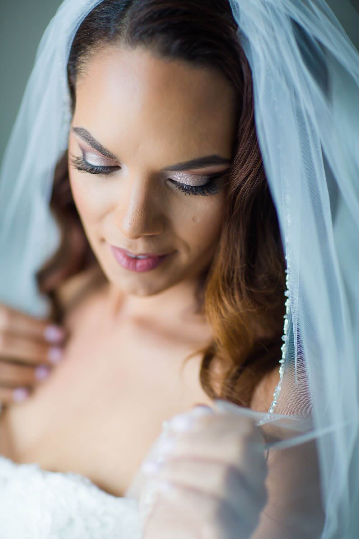 bridal portraits at The Church of the Redeemer