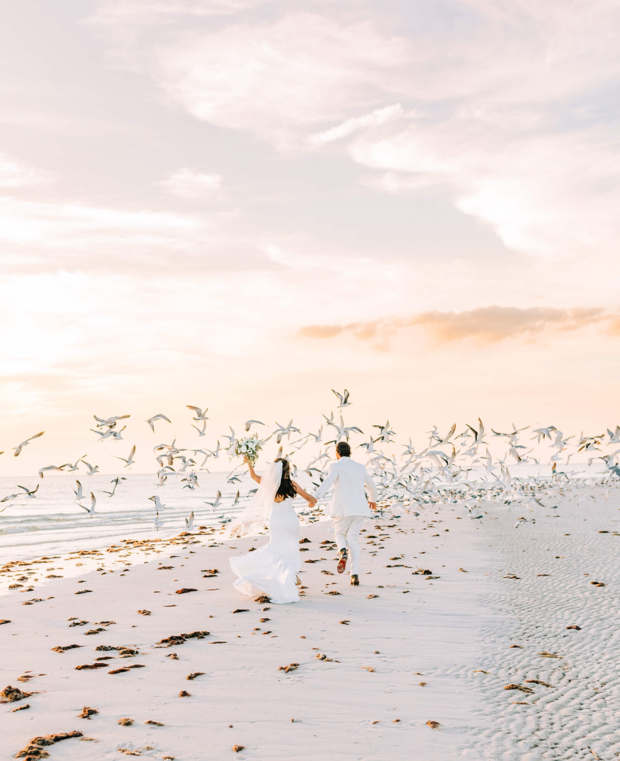 couple portraits by the beach at Sunset Beach Resort