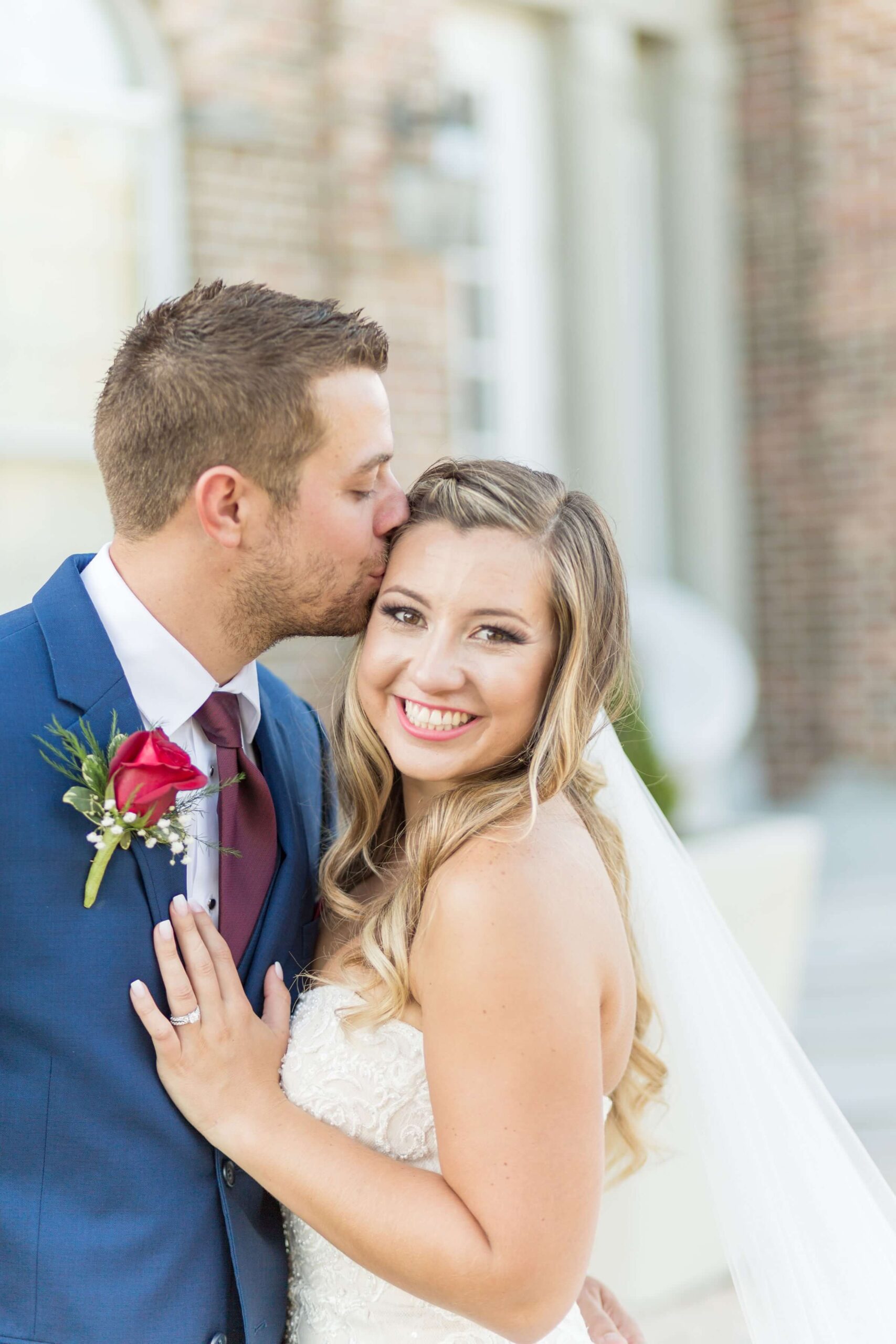 bride and groom at Wentworth Golf Club