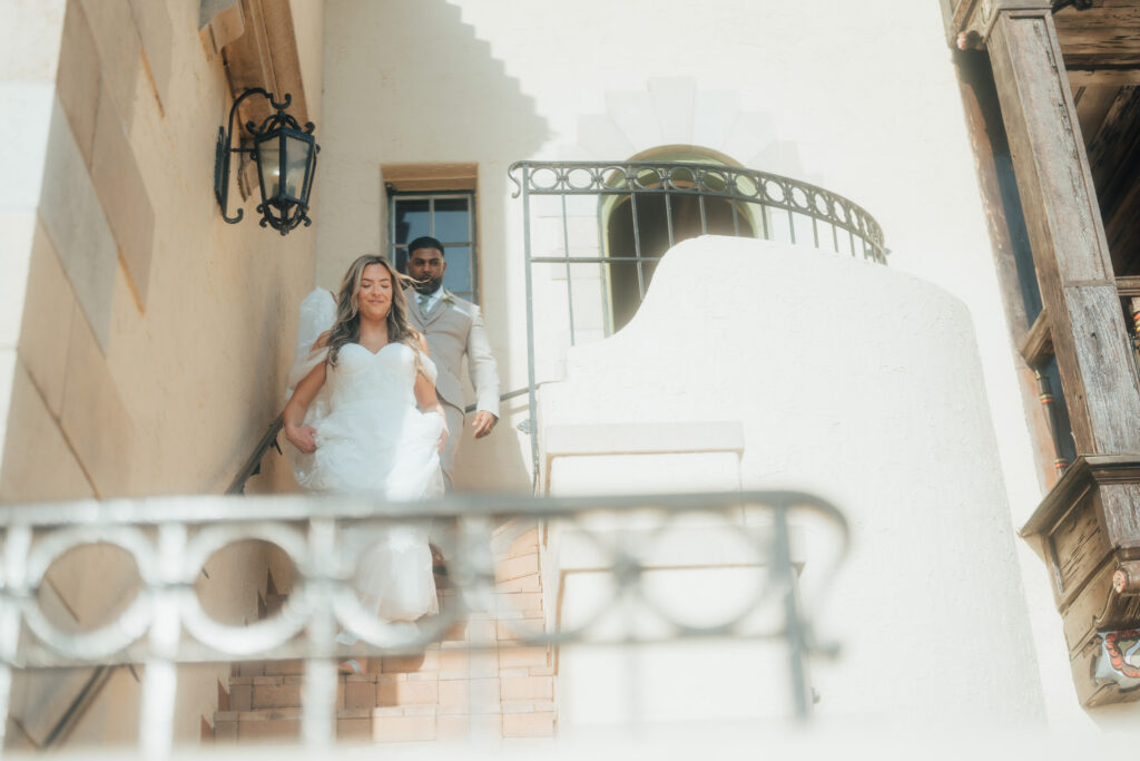 bride and groom portraits at Powel Crosley Estate