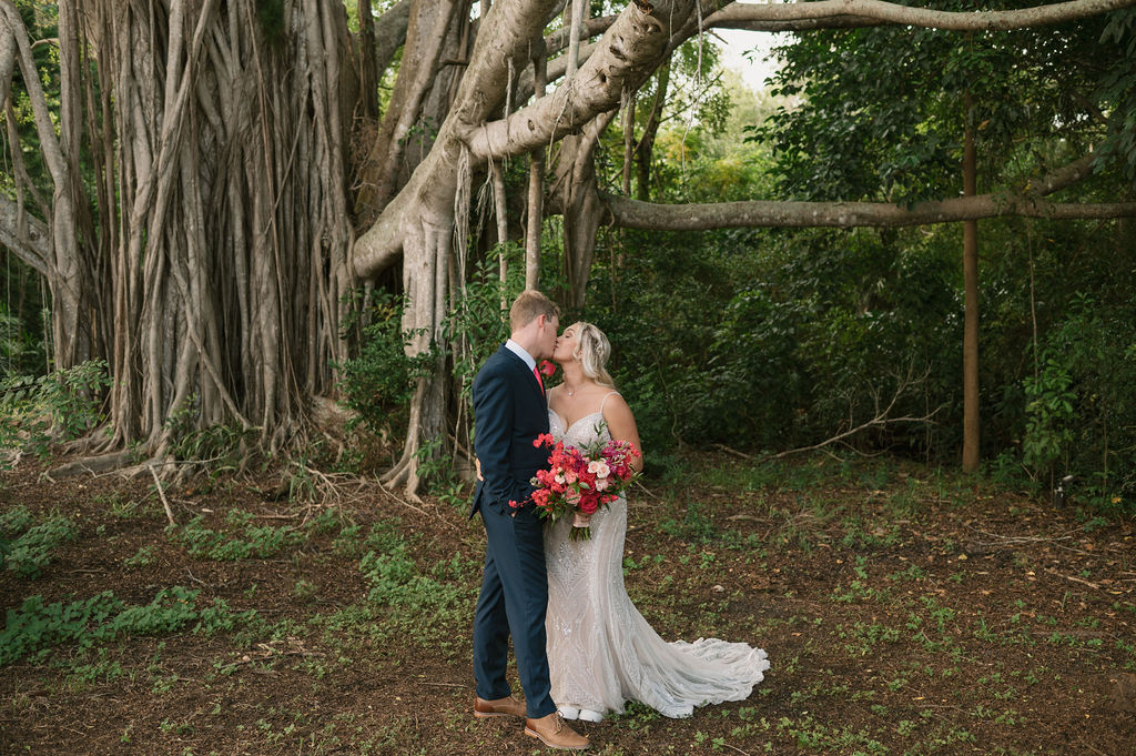 bride and groom portraits at Powel Crosley Estate