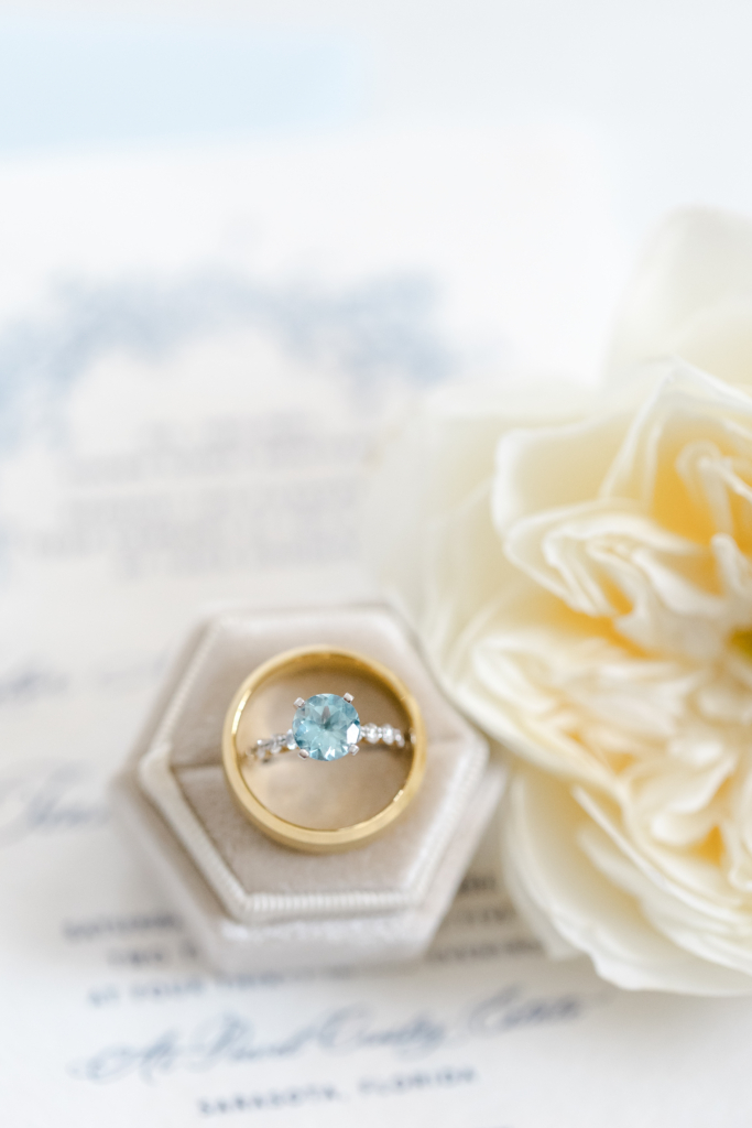 aquamarine engagment ring