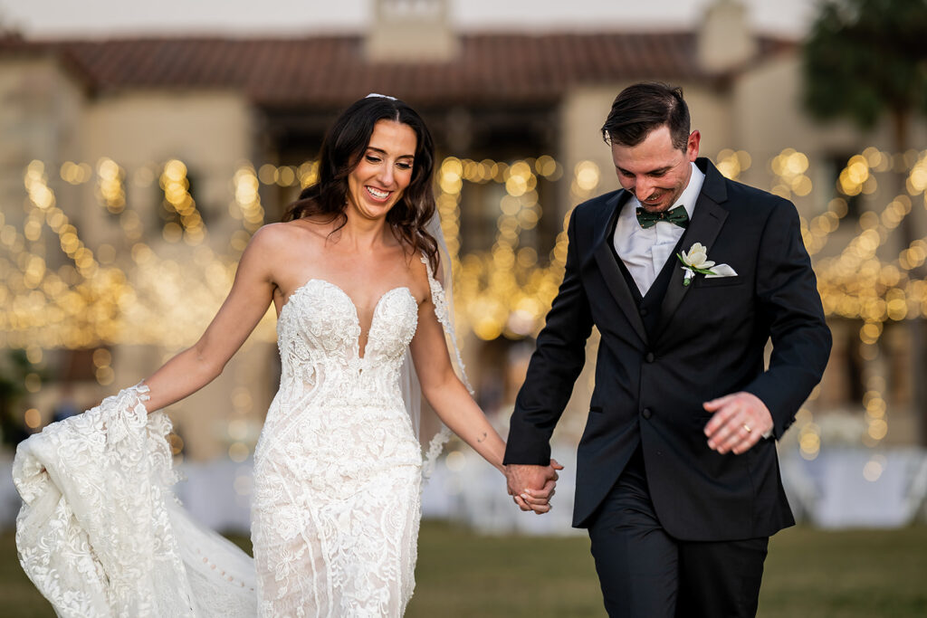 bride and groom portraits at Powel Crosley Estate