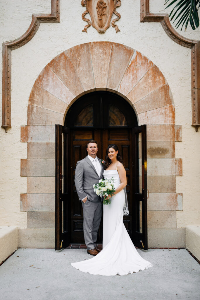 bride and groom portraits at Powel Crosley Estate