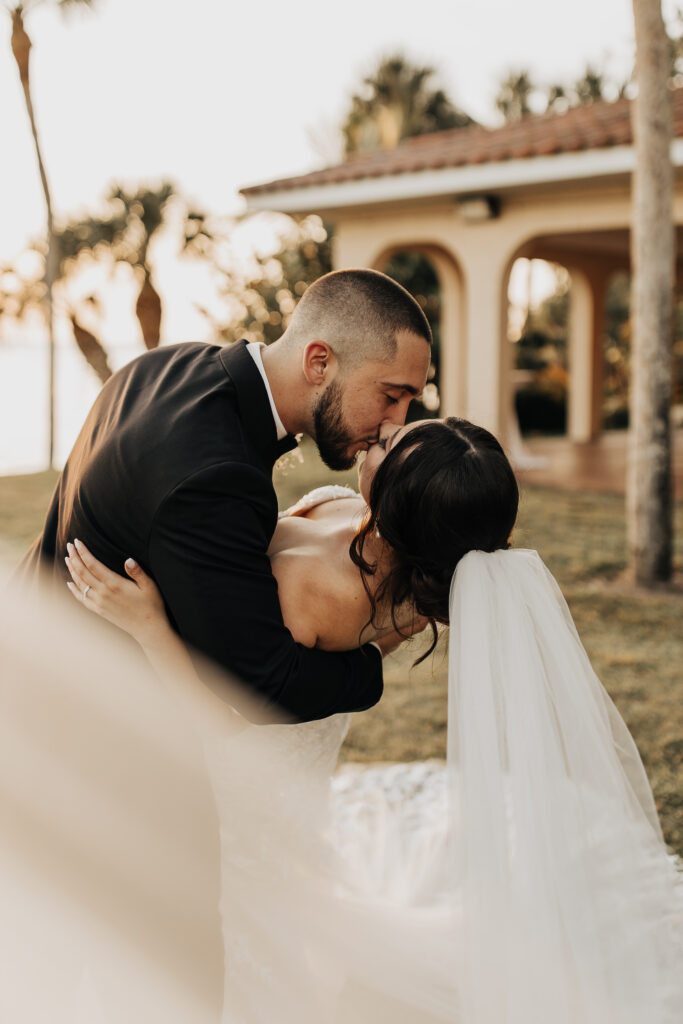 bride and groom portraits at Powel Crosley Estate