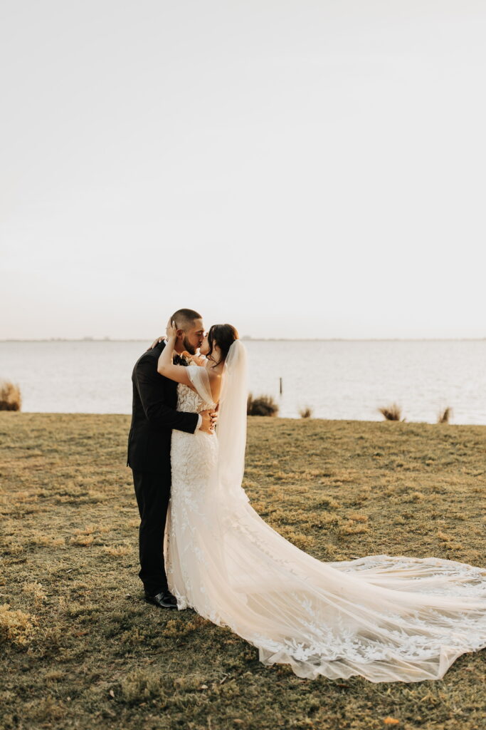 bride and groom portraits at Powel Crosley Estate