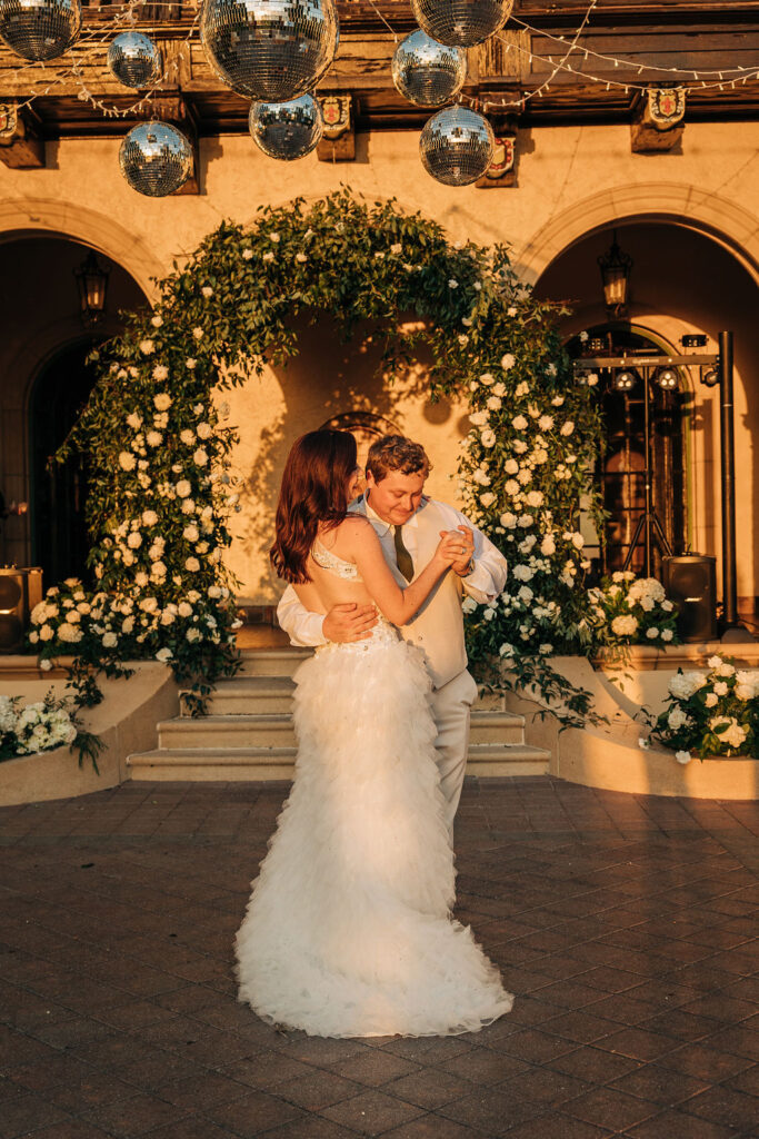 first dance at Powel Crosley Estate