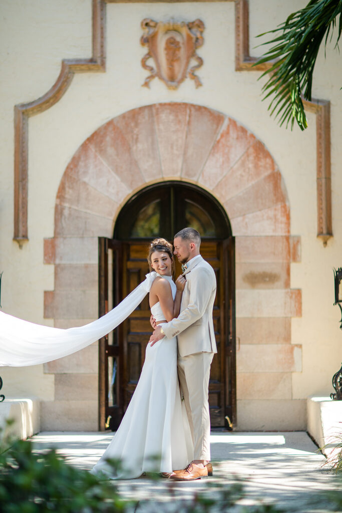 bride and groom portraits at Powel Crosley Estate