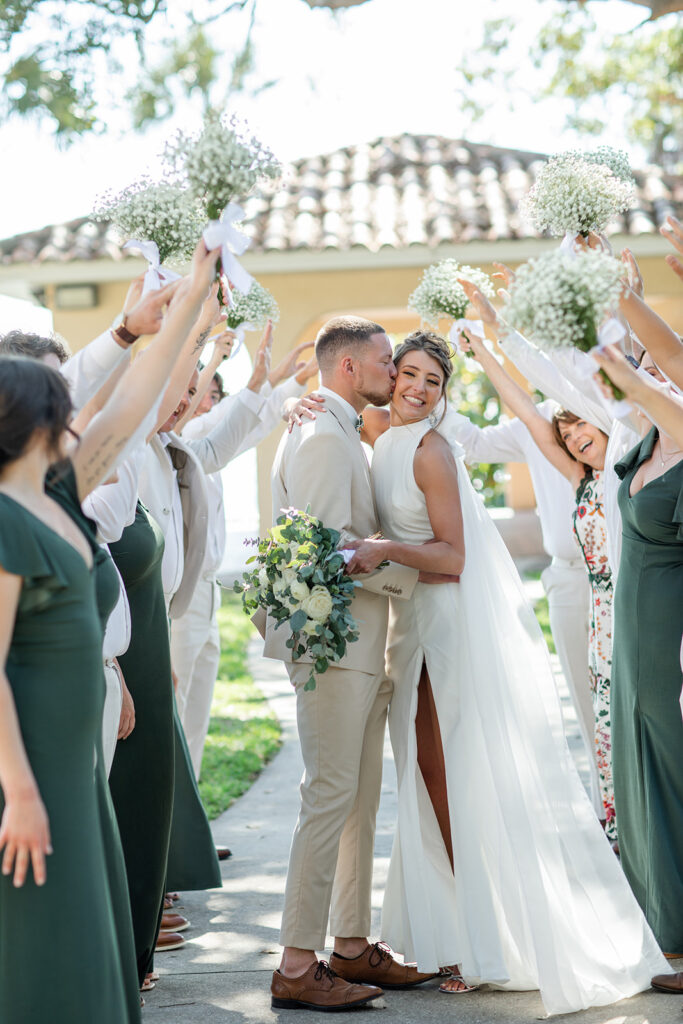 wedding party portraits at Powel Crosley Estate