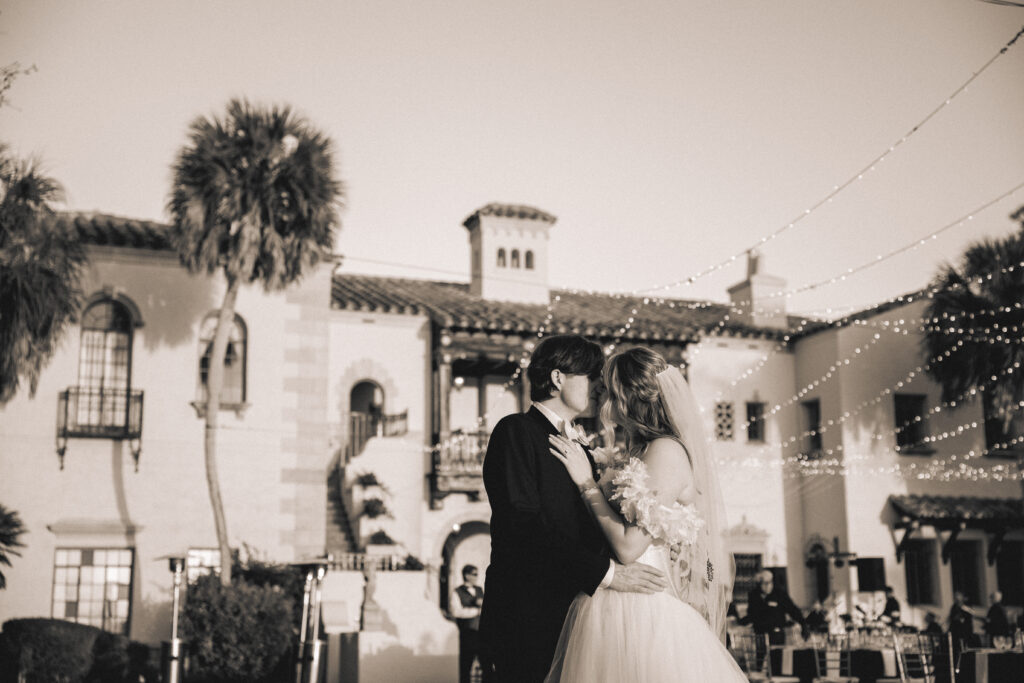 bride and groom portraits at Powel Crosley Estate