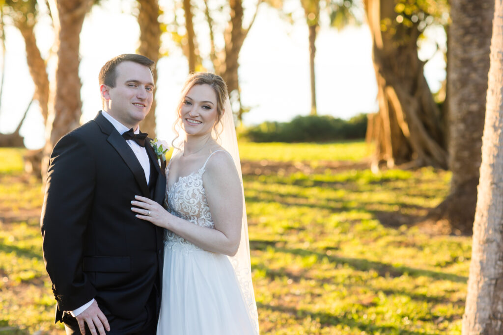 bride and groom portraits at Powel Crosley Estate