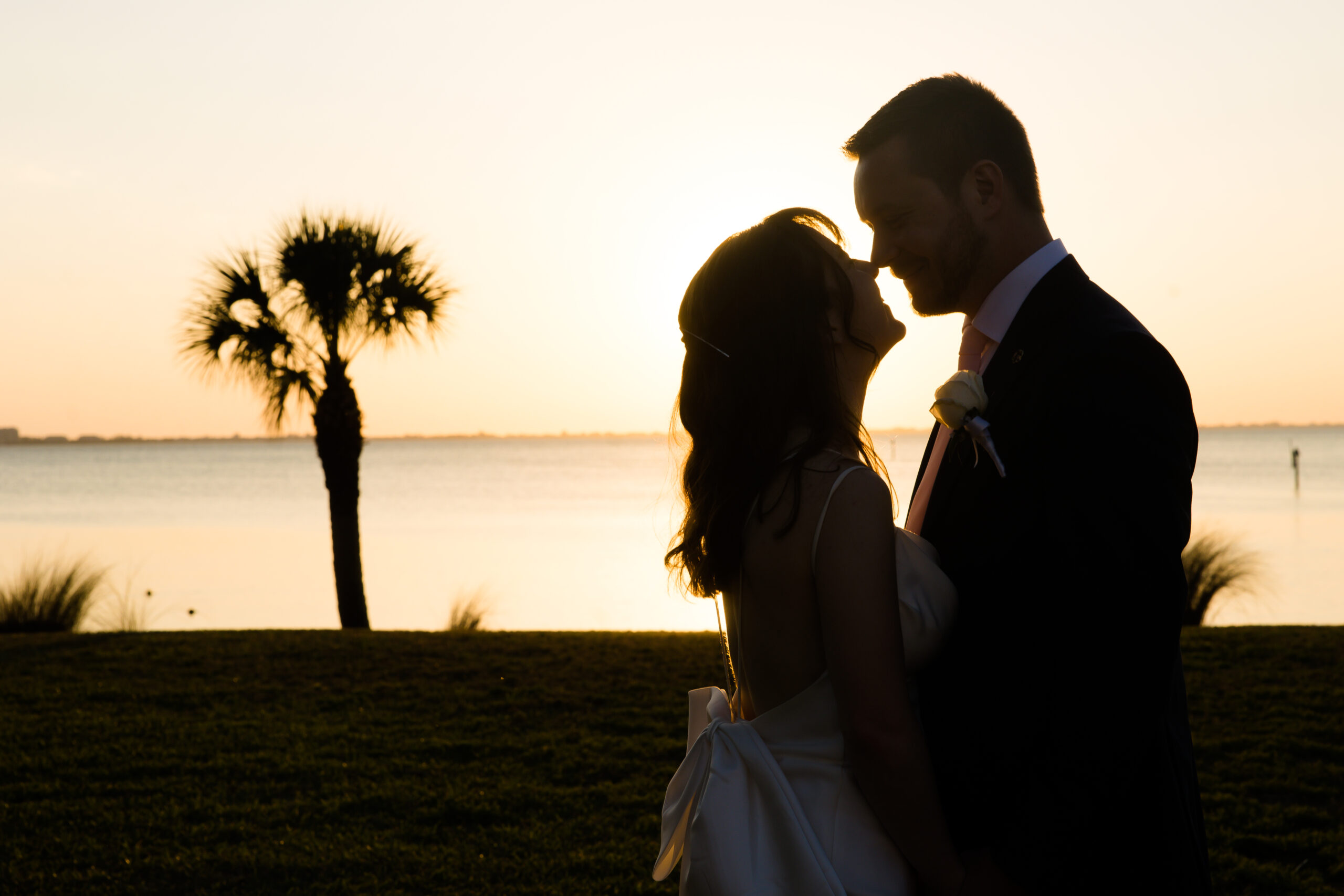 couple portraits at sunset by Powel Crosley Estate