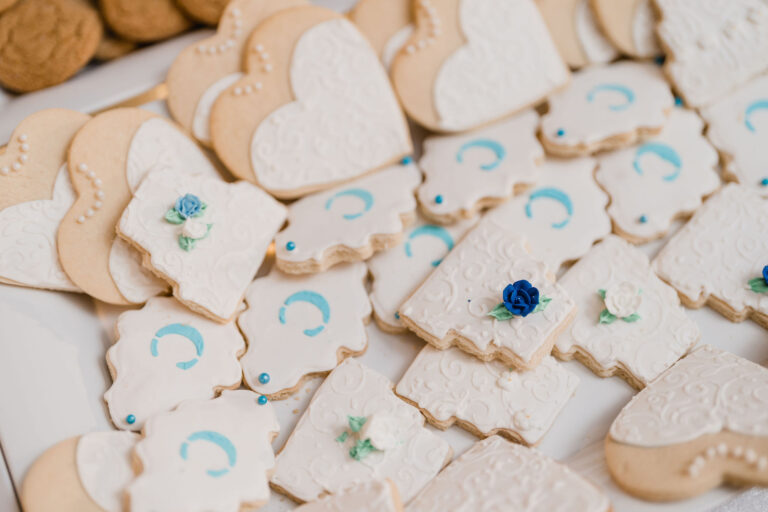 fun wedding dessert cookies