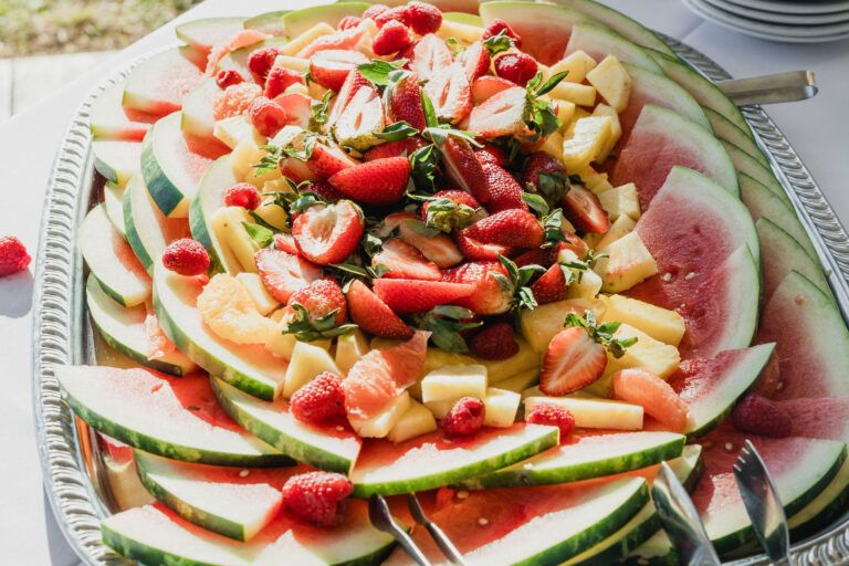 fruit salad for Florida wedding