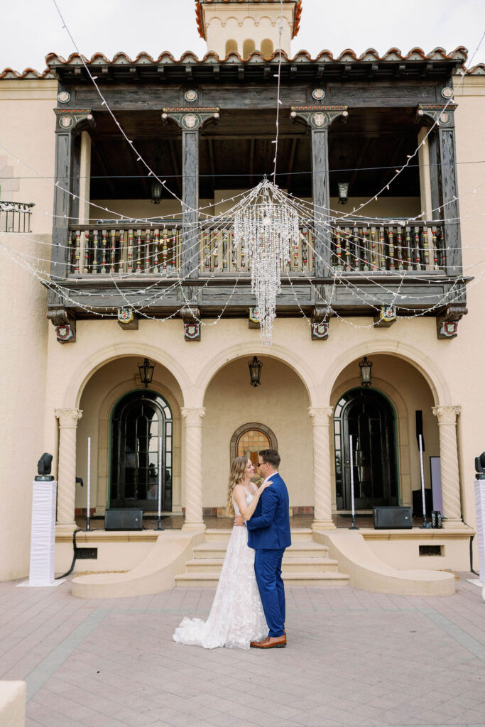 bride and groom portraits at Powel Crosley Estate