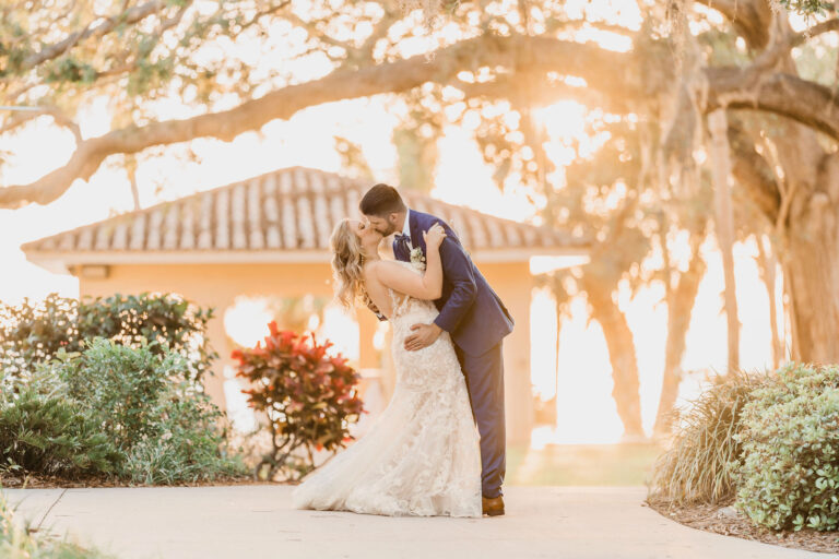 bride and groom at Powell Crosley Estate