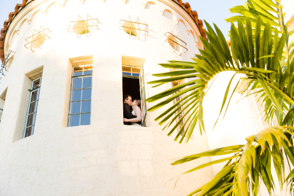 bride and groom portraits at Powel Crosley Estate