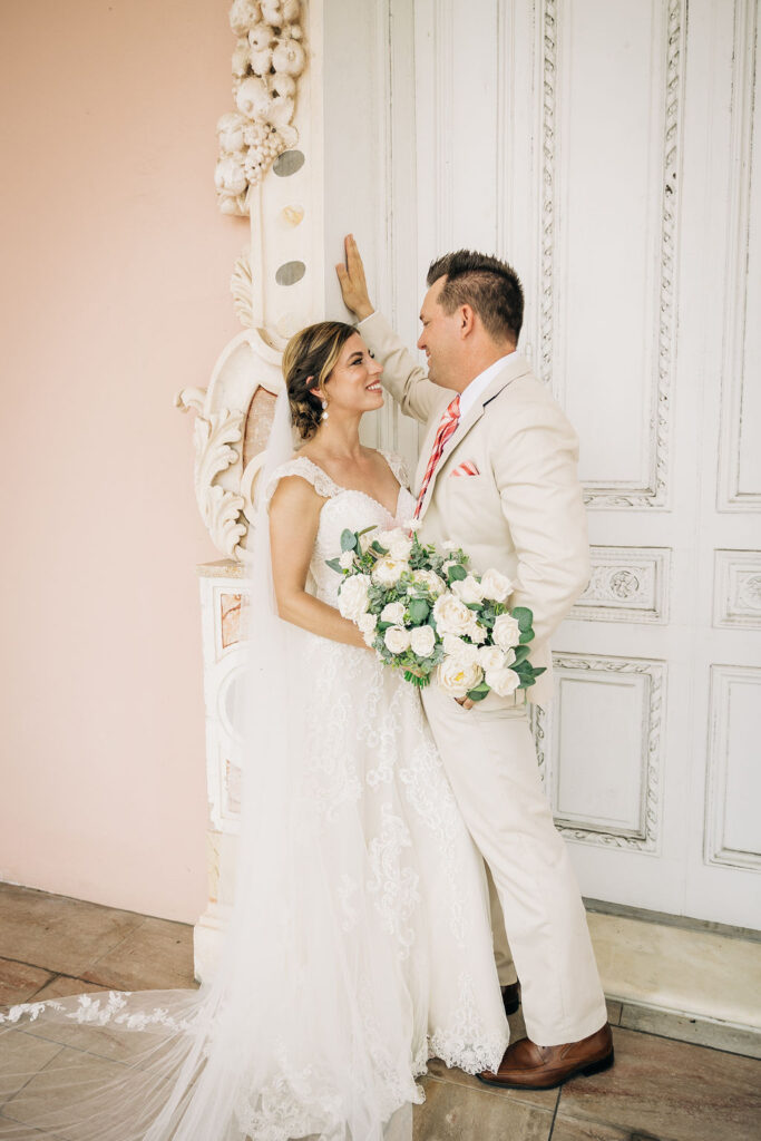 Ringling Courtyard wedding portraits