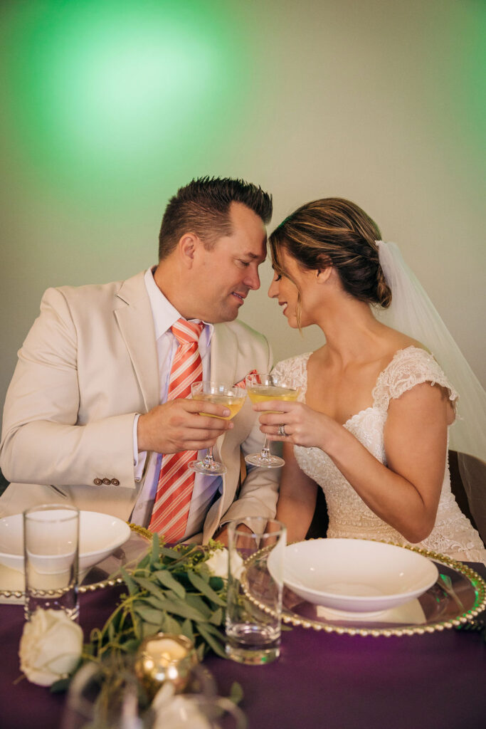 bride and groom portraits at Ringling Grillroom