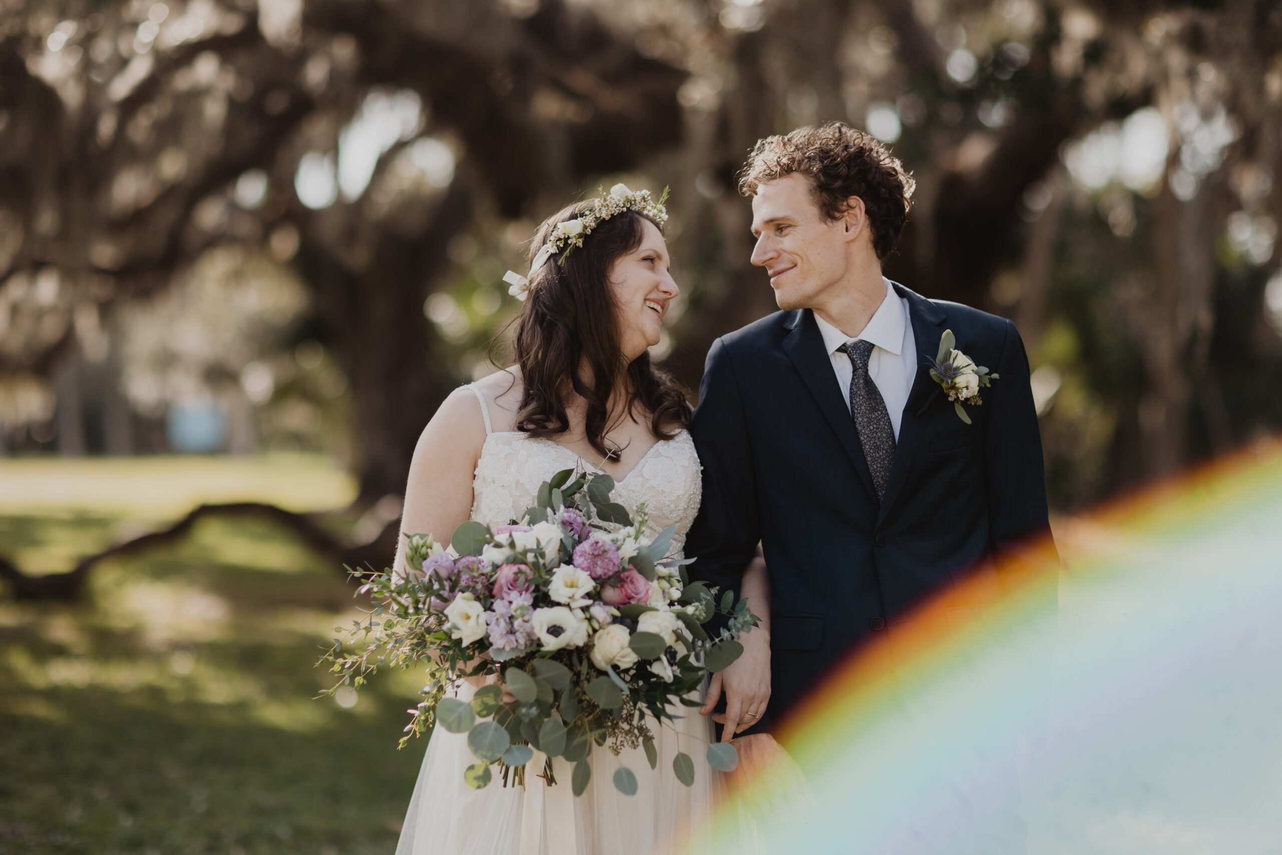 bride and groom portrait at Edson Keith Mansion