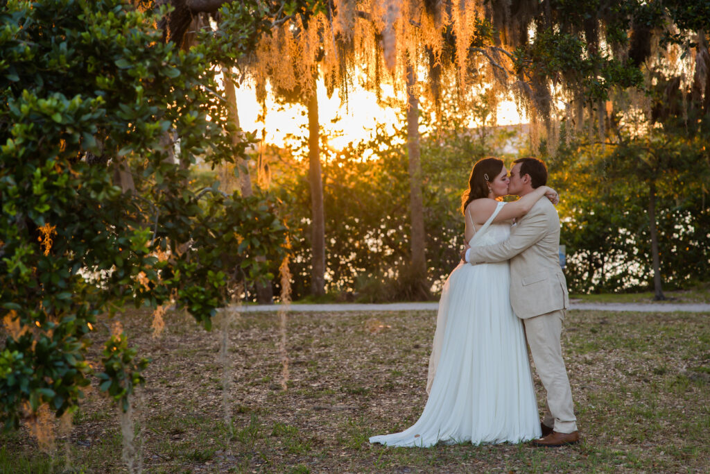 bride and groom portraits at Edson Keith Mansion