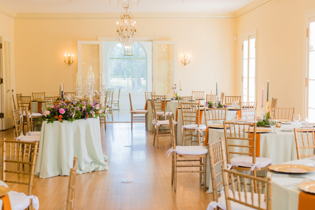 Edson Keith Mansion wedding with colorful details